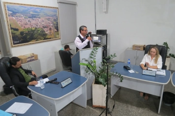 Foto - Sessão ordinária da Câmara Municipal de Echaporã do dia 5 de maio de 2026.
