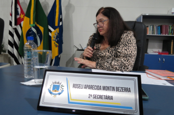 Foto - Sessão ordinária da Câmara Municipal de Echaporã do dia 19 de agosto de 2025.