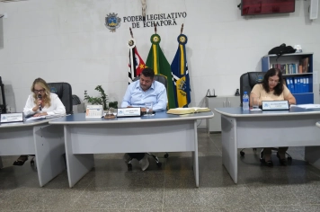 Foto - Sessão ordinária da Câmara Municipal de Echaporã de 7 de abril de 2026.