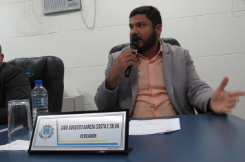 Foto - Sessão ordinária da Câmara Municipal de Echaporã do dia 2 de setembro de 2025.