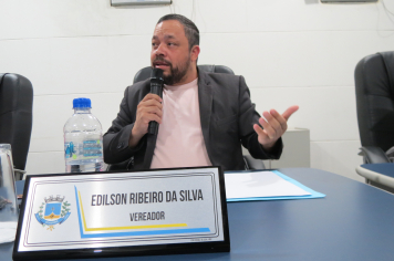 Foto - Sessão ordinária da Câmara Municipal de Echaporã do dia 16 de setembro de 2025.