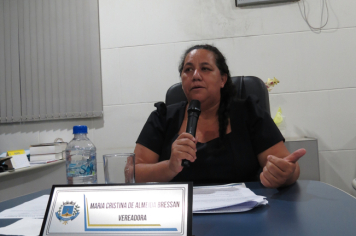 Foto - Sessão ordinária da Câmara Municipal de Echaporã do dia 2 de setembro de 2025.