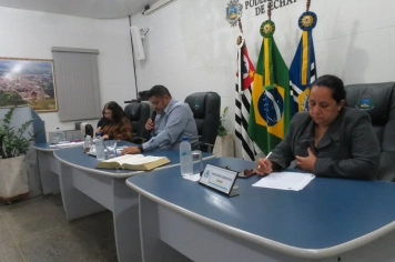 Foto - Sessão ordinária da Câmara Municipal de Echaporã do dia 19 de maio de 2026.