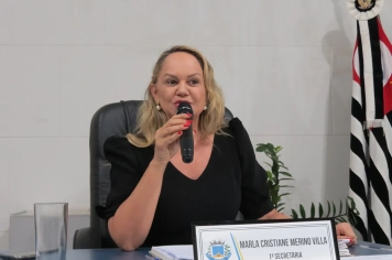 Foto - Sessão ordinária da Câmara Municipal de Echaporã do dia 2 de dezembro de 2025.