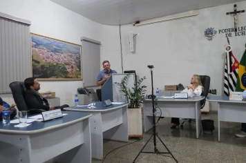 Foto - Sessão ordinária da Câmara Municipal de Echaporã de 7 de abril de 2026.