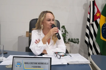 Foto - Sessão ordinária da Câmara Municipal de Echaporã de 7 de abril de 2026.