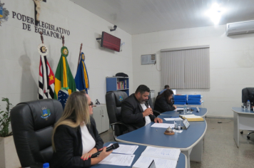 Foto - Sessão ordinária da Câmara Municipal de Echaporã do dia 17 de junho de 2025.