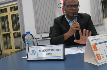 Foto - Sessão ordinária da Câmara Municipal de Echaporã do dia 4 de novembro de 2025.