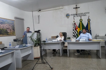 Foto - Sessão ordinária da Câmara Municipal de Echaporã de 7 de abril de 2026.