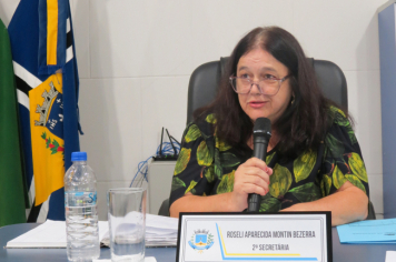 Foto - Sessão ordinária da Câmara Municipal de Echaporã do dia 6 de maio de 2025.