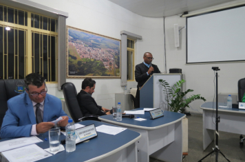 Foto - Sessão ordinária da Câmara Municipal de Echaporã do dia 3 de junho de 2025.