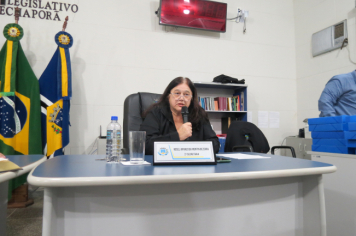 Foto - Sessão ordinária da Câmara Municipal de Echaporã do dia 17 de junho de 2025.