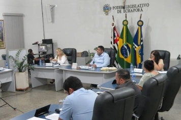 Foto - Sessão ordinária da Câmara Municipal de Echaporã de 7 de abril de 2026.