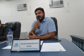 Foto - Sessão ordinária da Câmara Municipal de Echaporã de 7 de abril de 2026.