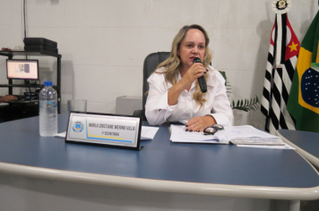 Foto - Sessão ordinária da Câmara Municipal de Echaporã do dia 20 de maio de 2025.