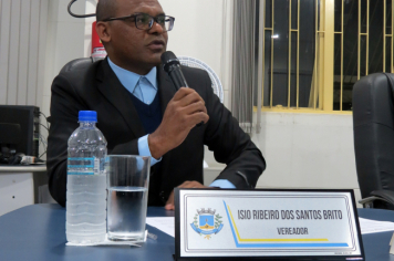 Foto - Sessão ordinária da Câmara Municipal de Echaporã do dia 1 de julho de 2025.