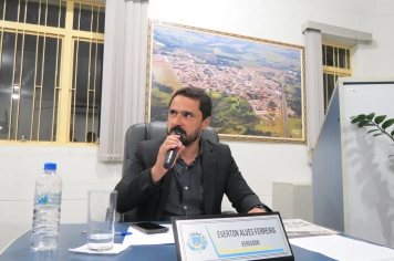 Foto - Sessão ordinária da Câmara Municipal de Echaporã do dia 2 de dezembro de 2025.