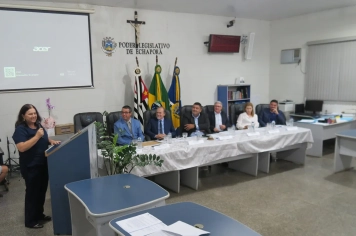 Foto - Entrega do título de cidadão echaporense ao deputado Dirceu Dalben