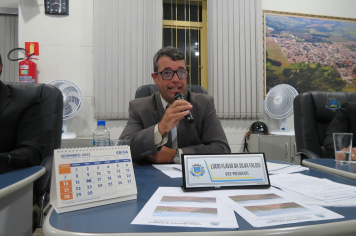 Foto - Sessão ordinária da Câmara Municipal de Echaporã do dia 16 de setembro de 2025.