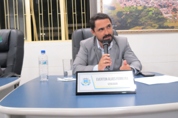 Foto - Sessão ordinária da Câmara Municipal de Echaporã do dia 20 de maio de 2025.