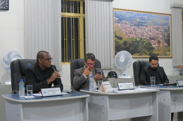 Foto - Sessão ordinária da Câmara Municipal de Echaporã do dia 16 de setembro de 2025.