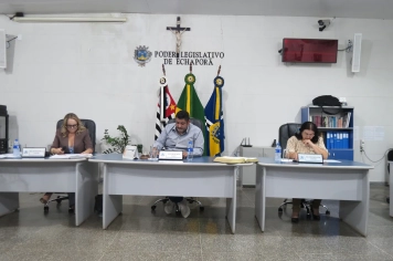 Foto - Sessão ordinária da Câmara Municipal de Echaporã do dia 22 de abril de 2026.