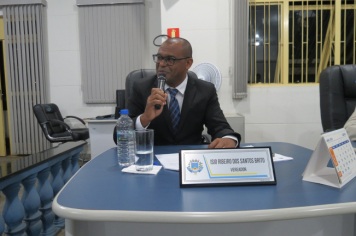 Foto - Sessão ordinária da Câmara Municipal de Echaporã do dia 6 de maio de 2025.