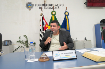 Foto - Sessão ordinária da Câmara Municipal de Echaporã do dia 21 de outubro de 2025.