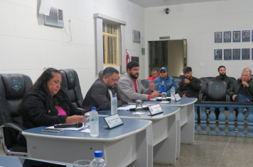 Foto - Sessão ordinária da Câmara Municipal de Echaporã do dia 1 de julho de 2025.