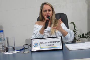 Foto - Sessão ordinária da Câmara Municipal de Echaporã do dia 16 de setembro de 2025.