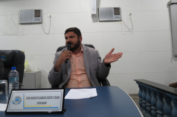 Foto - Sessão ordinária da Câmara Municipal de Echaporã do dia 2 de setembro de 2025.