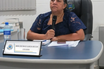 Foto - Sessão ordinária da Câmara Municipal de Echaporã do dia 22 de abril de 2026.