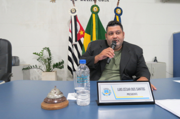 Foto - Sessão ordinária da Câmara Municipal de Echaporã do dia 20 de maio de 2025.