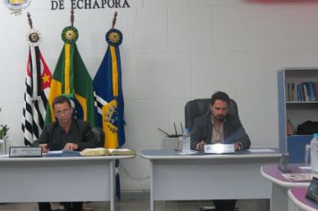 Foto - Sessão ordinária  da Câmara Municipal de Echaporã do dia 20 de fevereiro de 2024