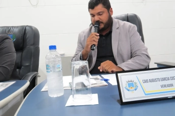 Foto - Sessão ordinária da Câmara Municipal de Echaporã do dia 2 de dezembro de 2025.