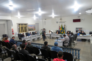 Foto - Sessão ordinária da Câmara Municipal de Echaporã do dia 1 de julho de 2025.