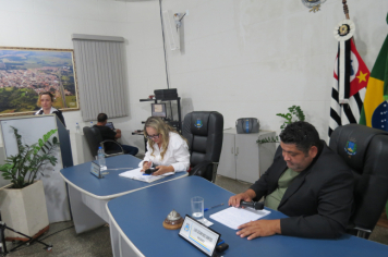 Foto - Sessão ordinária da Câmara Municipal de Echaporã do dia 20 de maio de 2025.