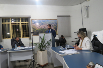 Foto - Sessão ordinária da Câmara Municipal de Echaporã do dia 1 de julho de 2025.