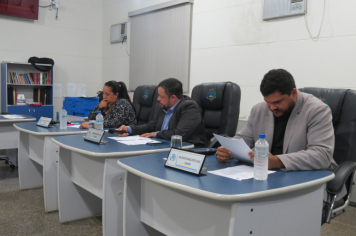 Foto - Sessão ordinária da Câmara Municipal de Echaporã do dia 3 de junho de 2025.