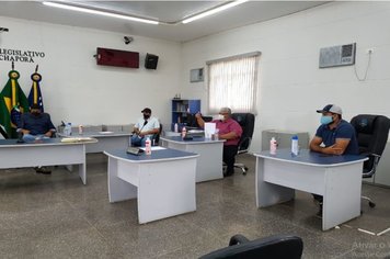 Foto - Reunião para ações contra o covid-19