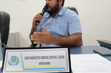 Foto - Sessão ordinária da Câmara Municipal de Echaporã de 7 de abril de 2026.