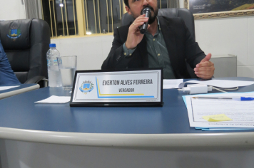 Foto - Sessão ordinária da Câmara Municipal de Echaporã do dia 3 de junho de 2025.