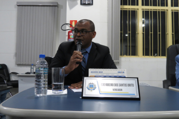 Foto - Sessão ordinária da Câmara Municipal de Echaporã do dia 2 de setembro de 2025.