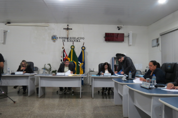 Foto - Sessão ordinária da Câmara Municipal de Echaporã do dia 21 de outubro de 2025.
