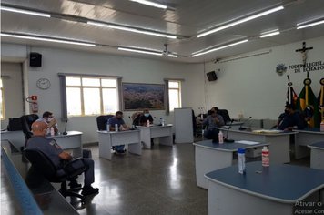 Foto - Reunião para ações contra o covid-19