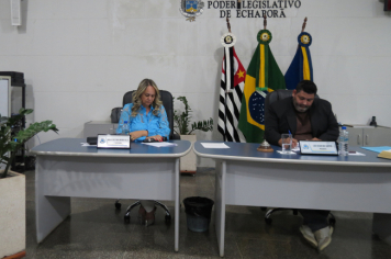 Foto - Sessão ordinária da Câmara Municipal de Echaporã do dia 2 de setembro de 2025.