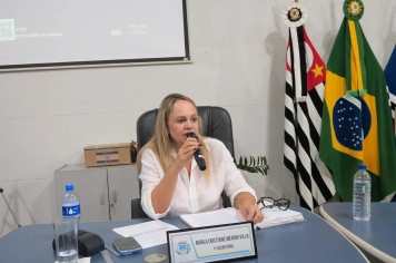 Foto - Sessão ordinária da Câmara Municipal de Echaporã do dia 5 de maio de 2026.