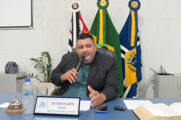 Foto - Sessão ordinária da Câmara Municipal de Echaporã do dia 3 de junho de 2025.