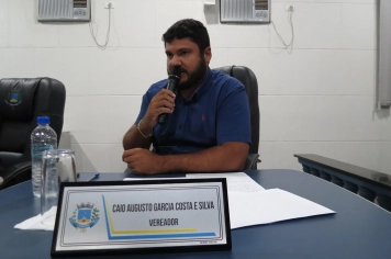 Foto - Sessão ordinária da Câmara Municipal de Echaporã de 3 de fevereiro de 2026