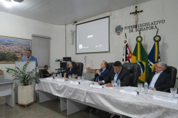 Foto - Entrega do título de cidadão echaporense ao deputado Dirceu Dalben
